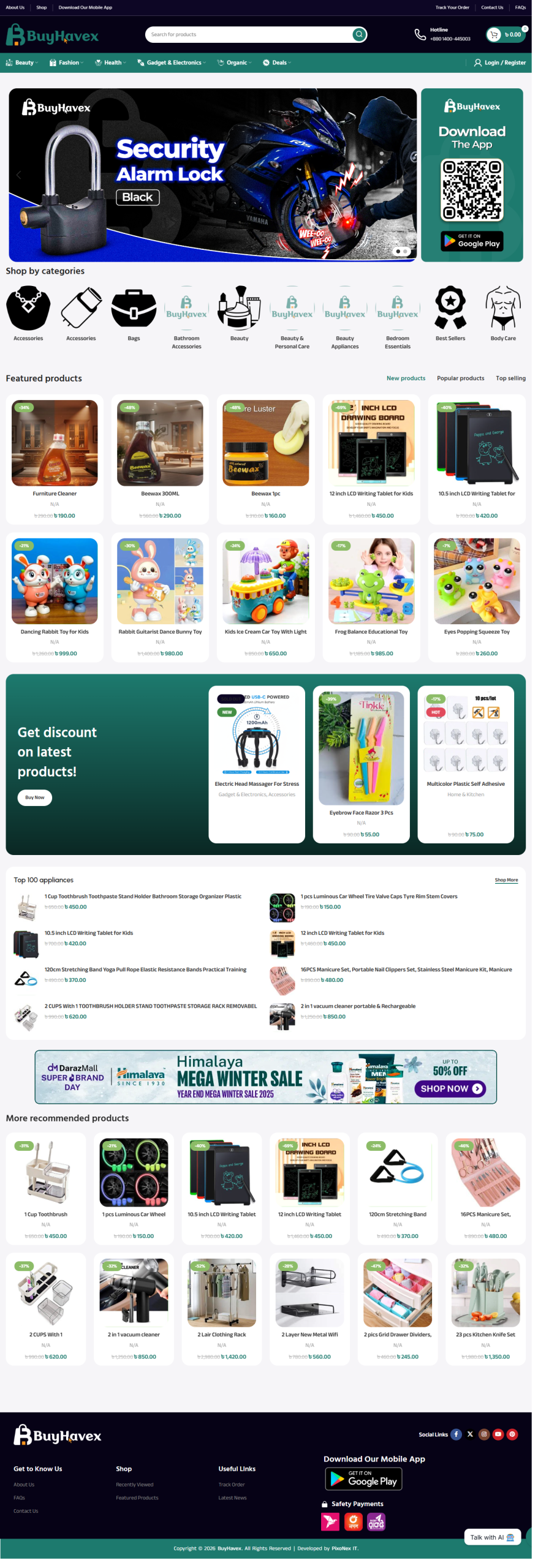 E-Commerce Website Design for BuyHavex
